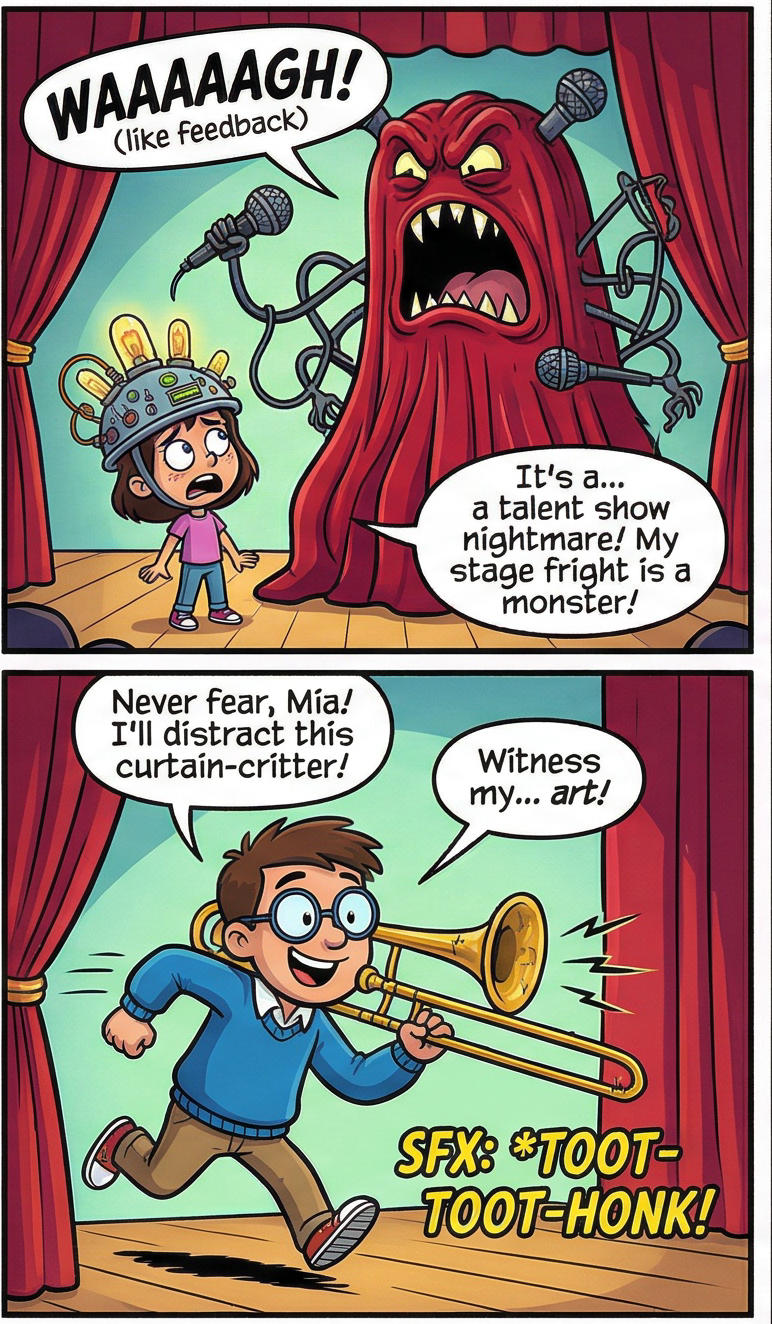 Stage Fright Monster Page 2