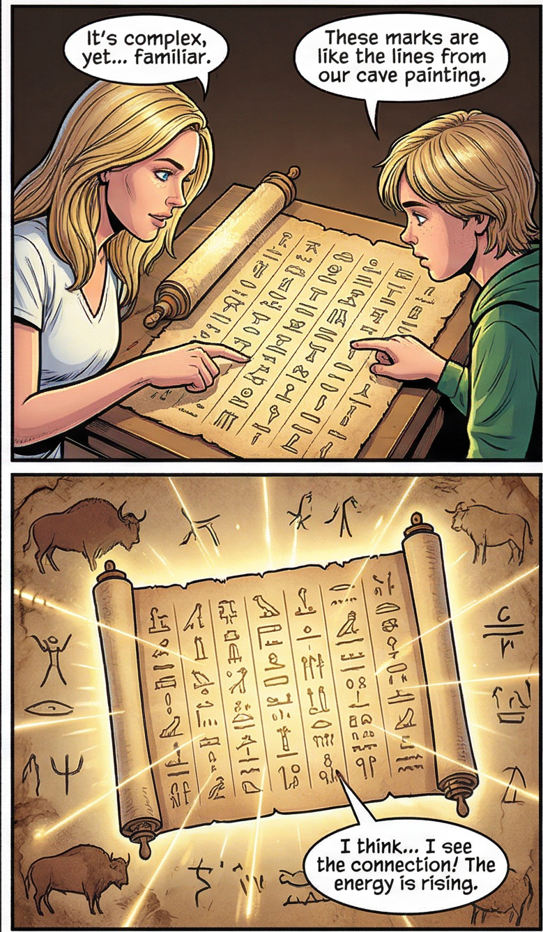 Glyphs of Time Page 6 locked preview