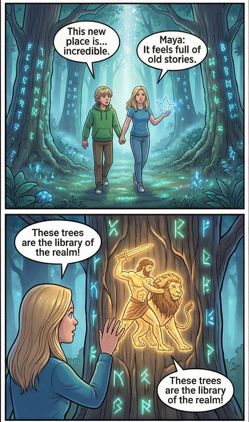 Glyphs of Time Page 13 locked preview